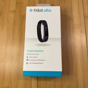 Fitbit Alta 1st Gen Fitness Tracker Black FB406BKL, Large